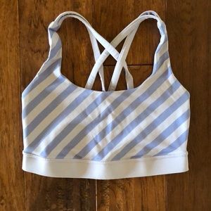 LuluLemon - Striped Sports Bra